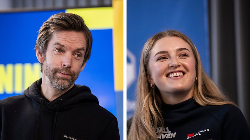 Håvard Lie och Frida Westman. Foto: Bildbyrån.