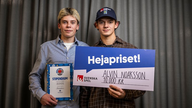 Bröderna Vile och Alvin Noaksson. Foto: Bildbyrån.